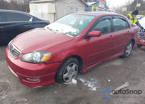 2005 Toyota Corolla S из США, поврежденный, VIN 1NXBR32E55Z373961